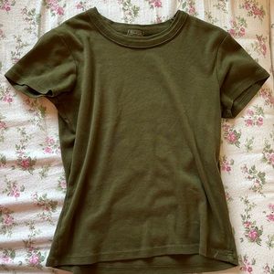 Green brandy Melville tee